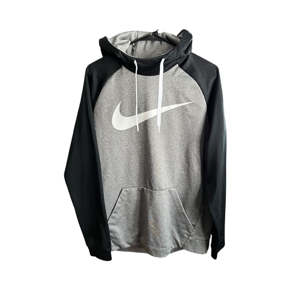 Nike Men's Black and Gray Hoodie